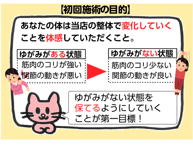 初回施術の目的