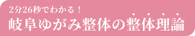 2分26秒で分かる岐阜ゆがみ整体の理論動画